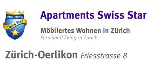 Ferienwohnung Swiss Star Tower Zürich Logo foto
